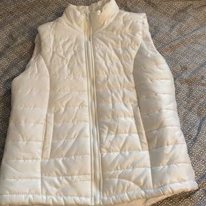 White Puffy vest